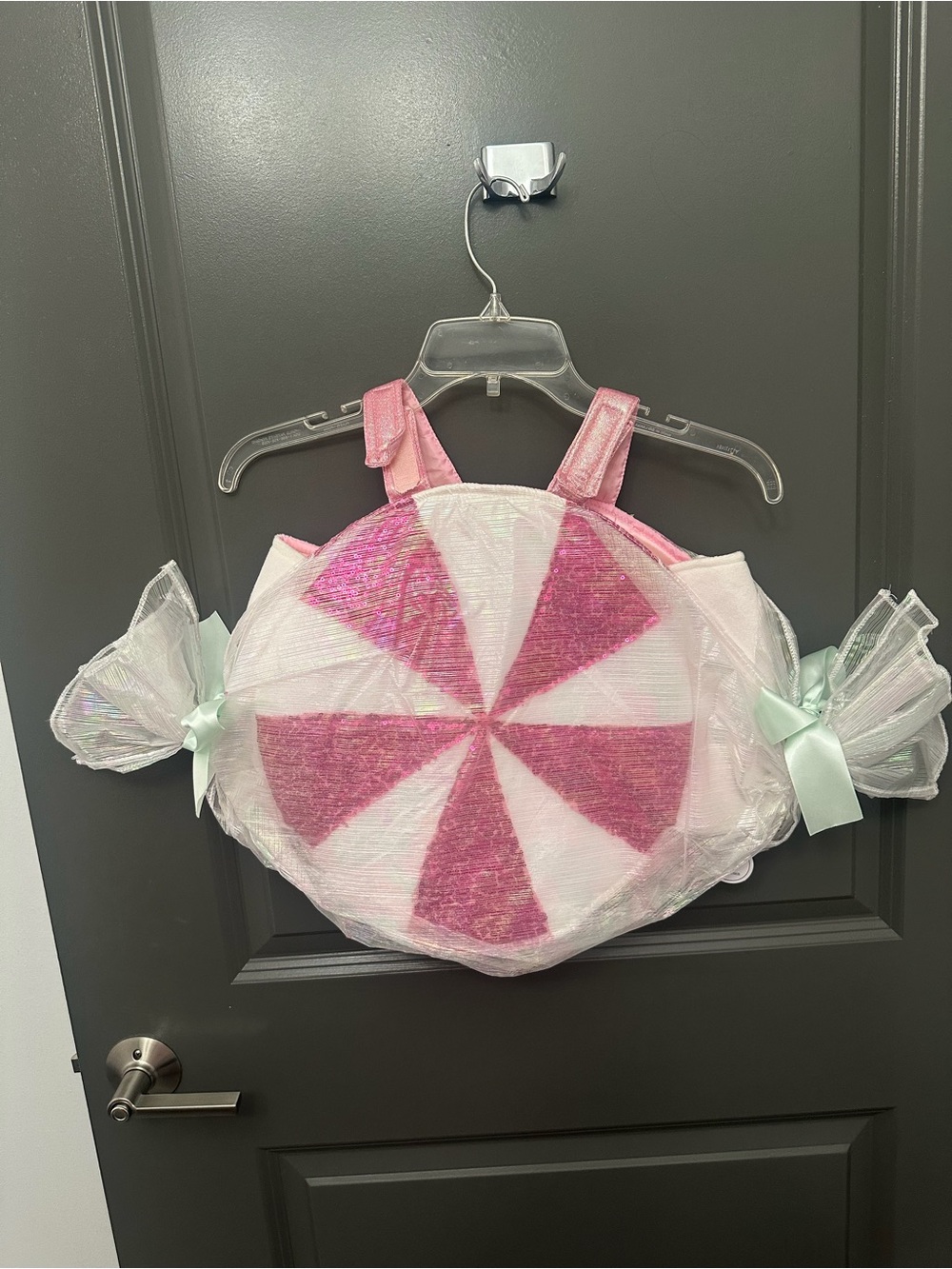 pottery barn Kids Halloween Costume 3T Light up Peppermint Matching Headband